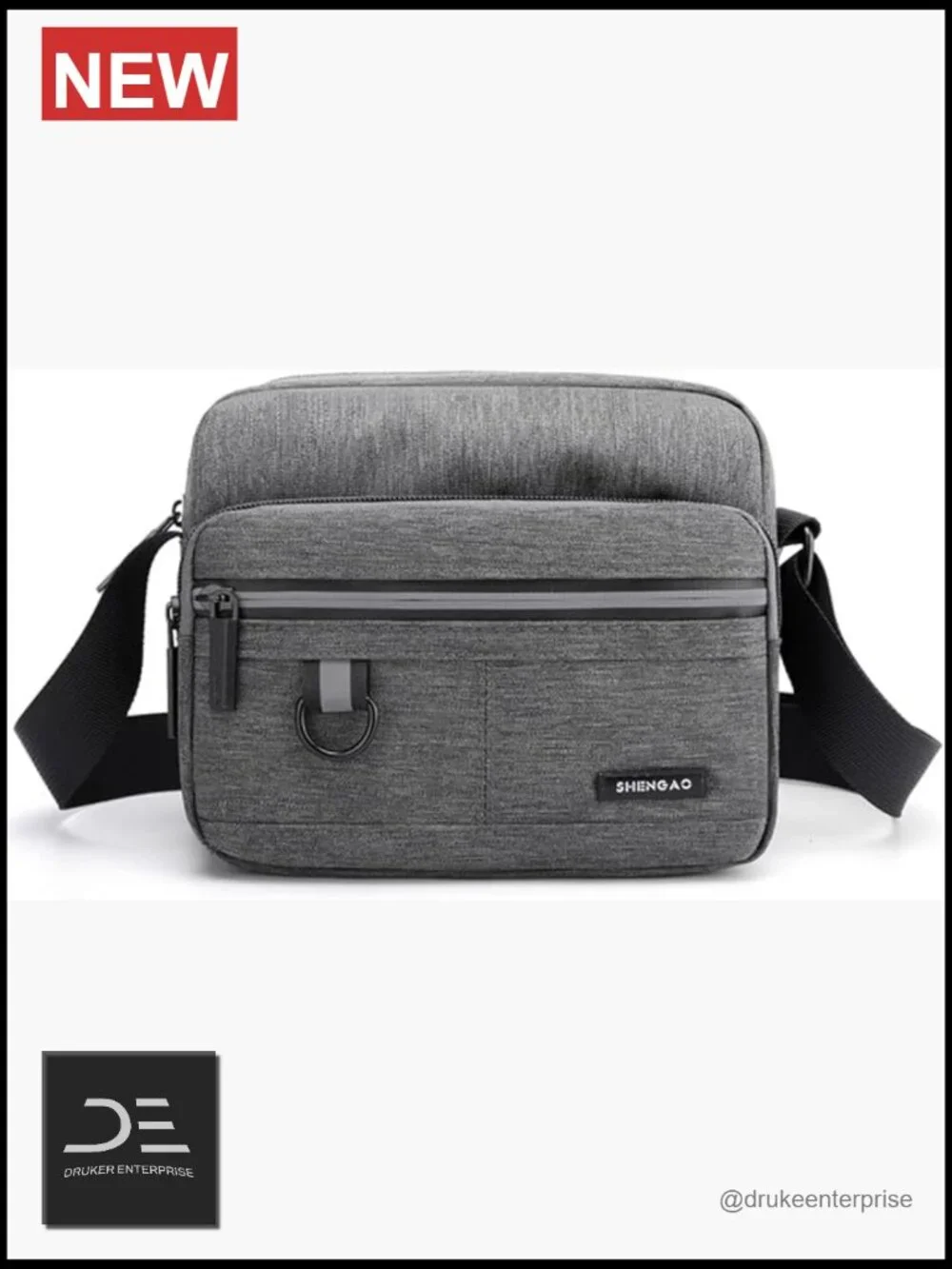 Canvas Crossbody Mini Messenger Bag for Cell Phone, Wallet, Key